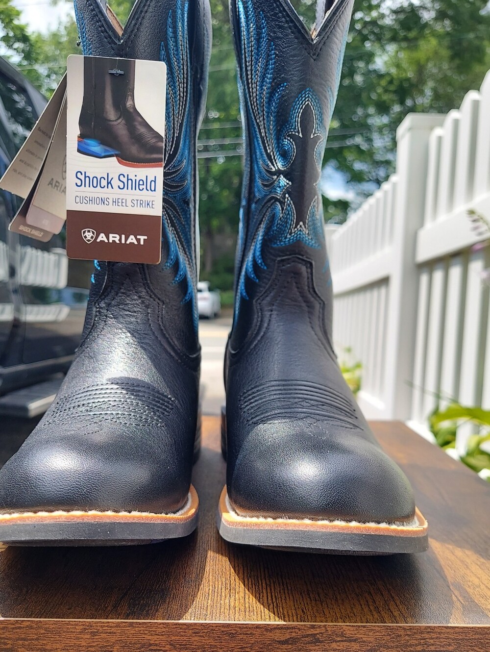 Ariat Ranahan Black Western Cowgirl Boots with Womens Size 9B NWT Rodeo Festival - Picture 14 of 16